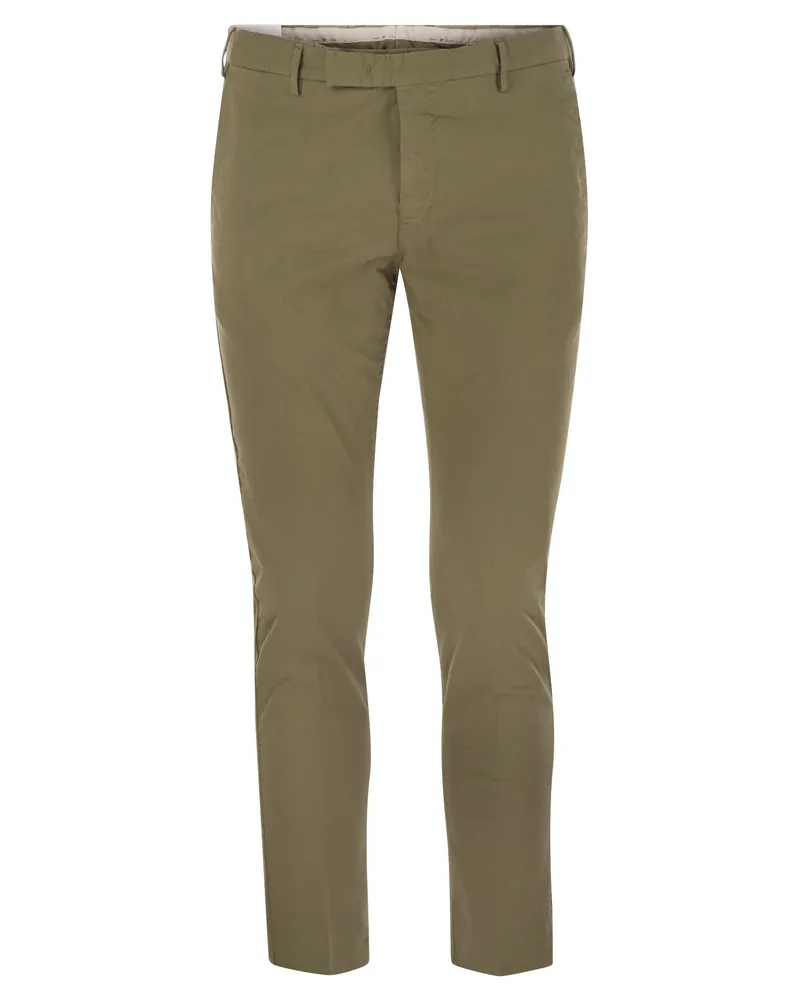 PT TORINO Dieci Stretch Baumwollhose Olive