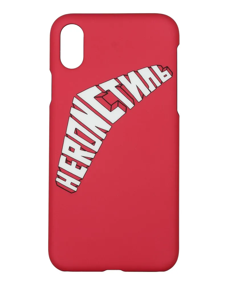 Heron Preston I Handyhülle I Phone Xs Herren PVC Fuchsia -