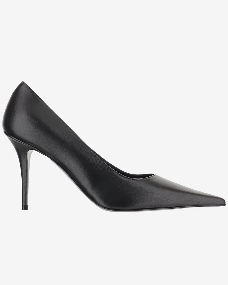 Amina Muaddi Barbara Pump Pumps aus Nappaleder Black