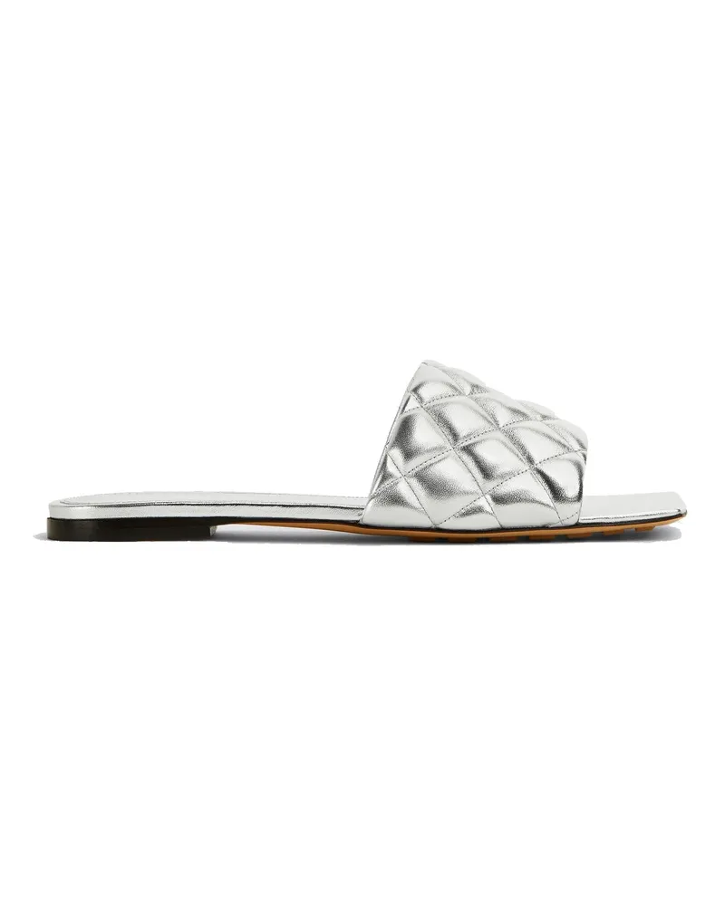 Bottega Veneta P Ed Sandalen Silver