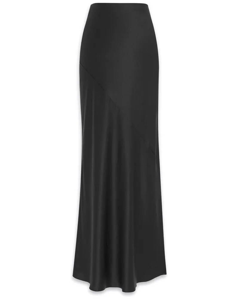 Saint Laurent Satin Long Rock Black