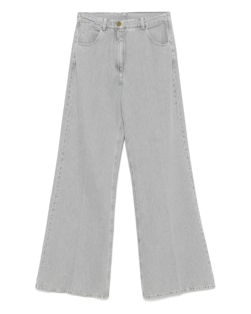forte_forte Flared Jeans Jeans Grey