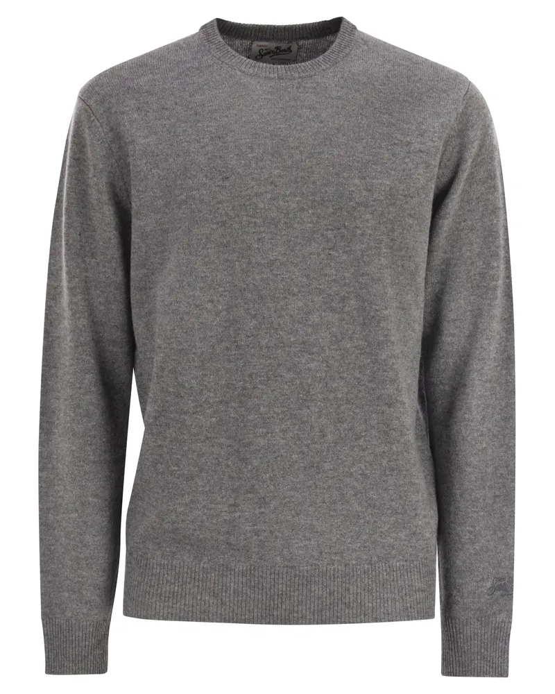 MC2 Saint Barth Regent Lambswool Crew Halsspringer Grey