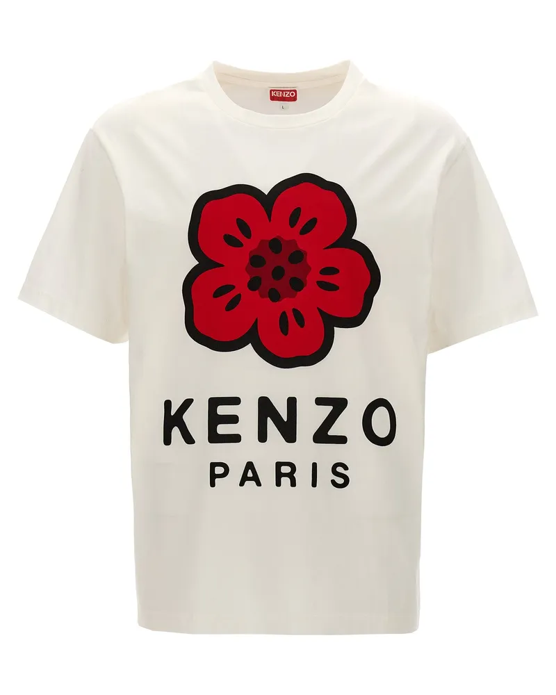 Kenzo Stampa Fiore' T -Shirt White