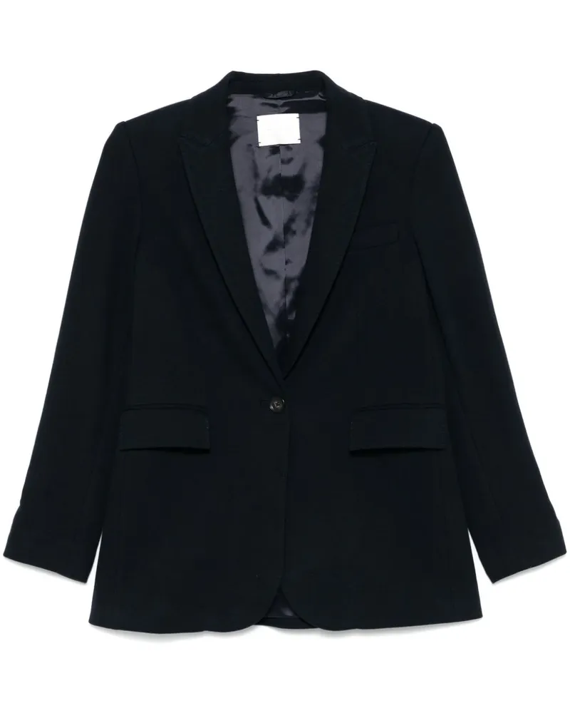 CIRCOLO 1901 Cotton Single Breasted Jacke Blue
