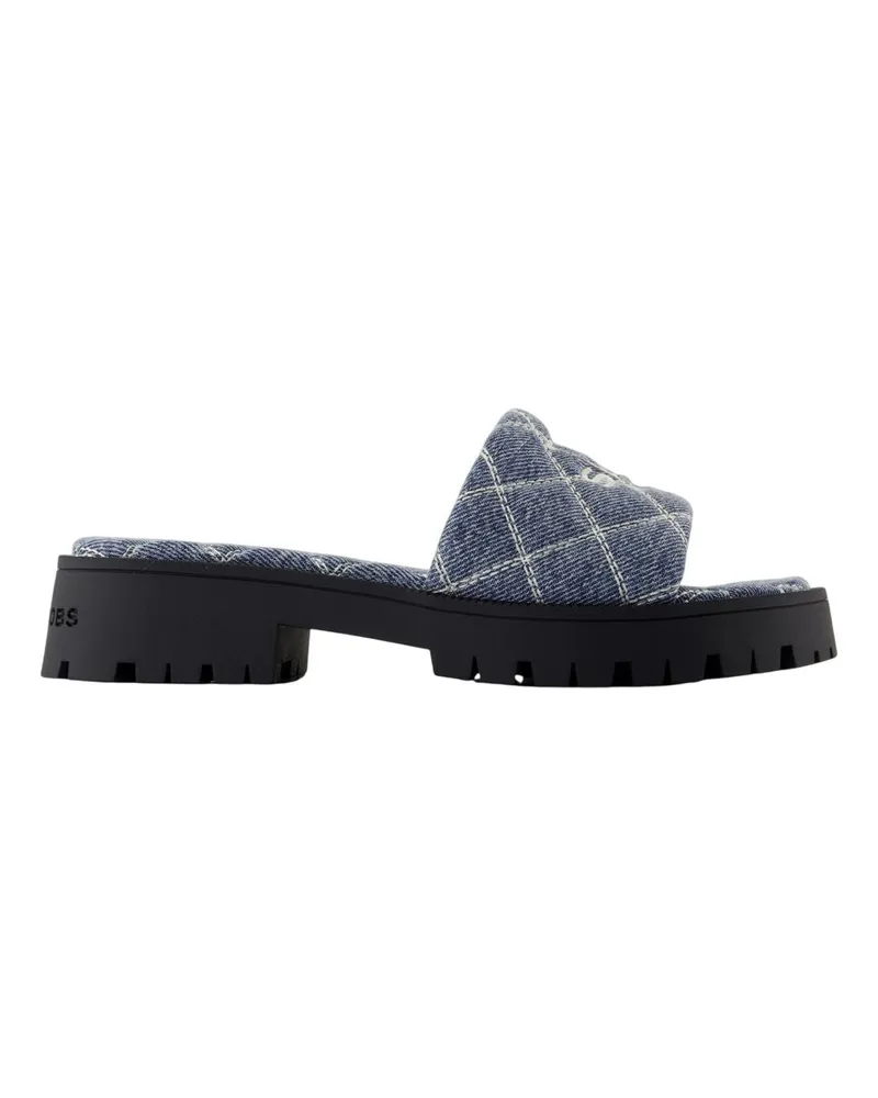 Marc Jacobs Die lug allein Sandalen  Baumwollblau Blue