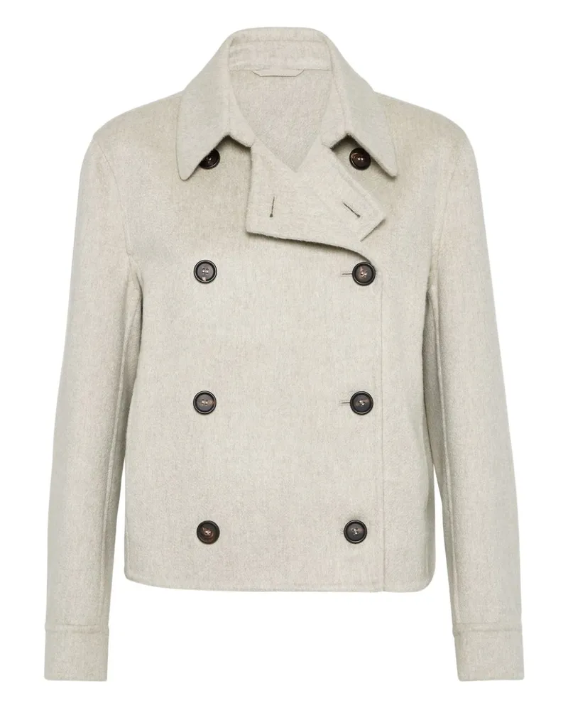 Brunello Cucinelli Kaschmirmantel Beige