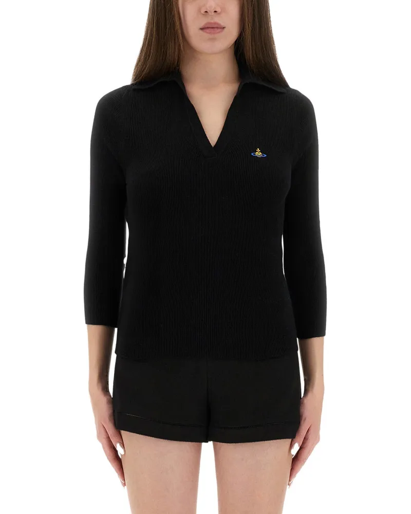 Vivienne Westwood Polo Shirt "Marine Black