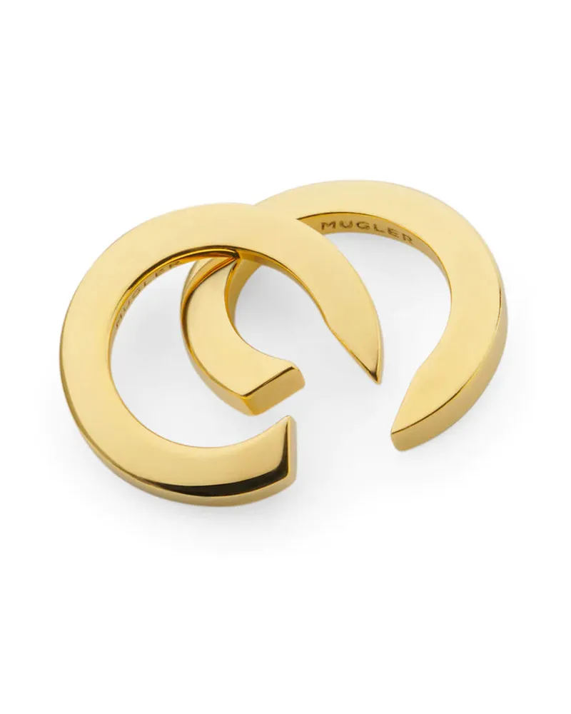 Thierry Mugler Doppelring Gold