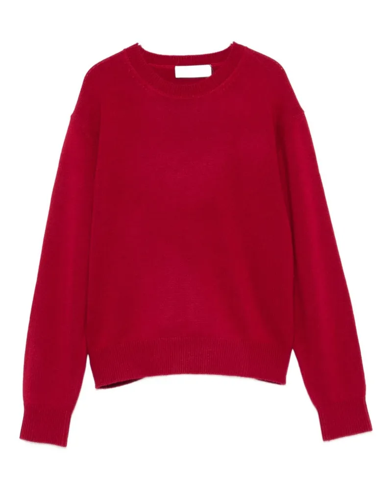 Dunst Woll Crewneck -Pullover Red