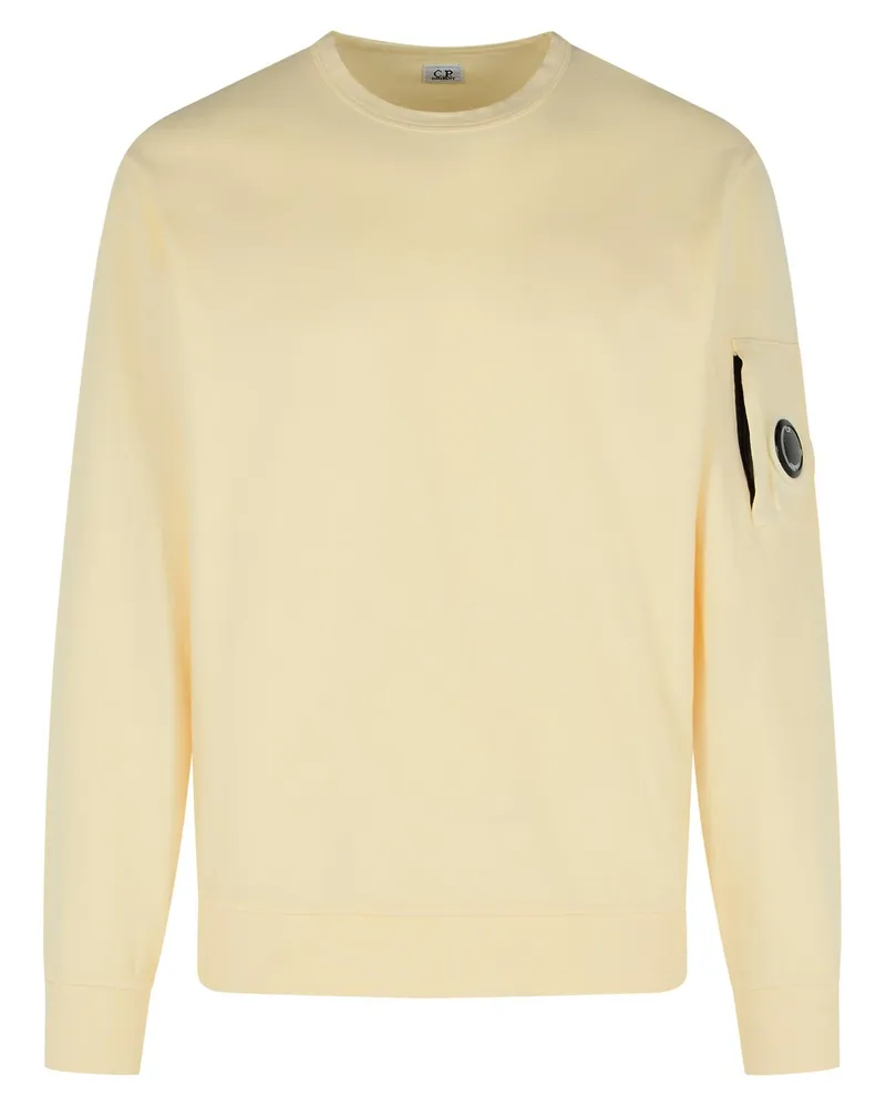C.P. Company C.P. Firma Sandfarbene Baumwoll -Sweatshirt Beige