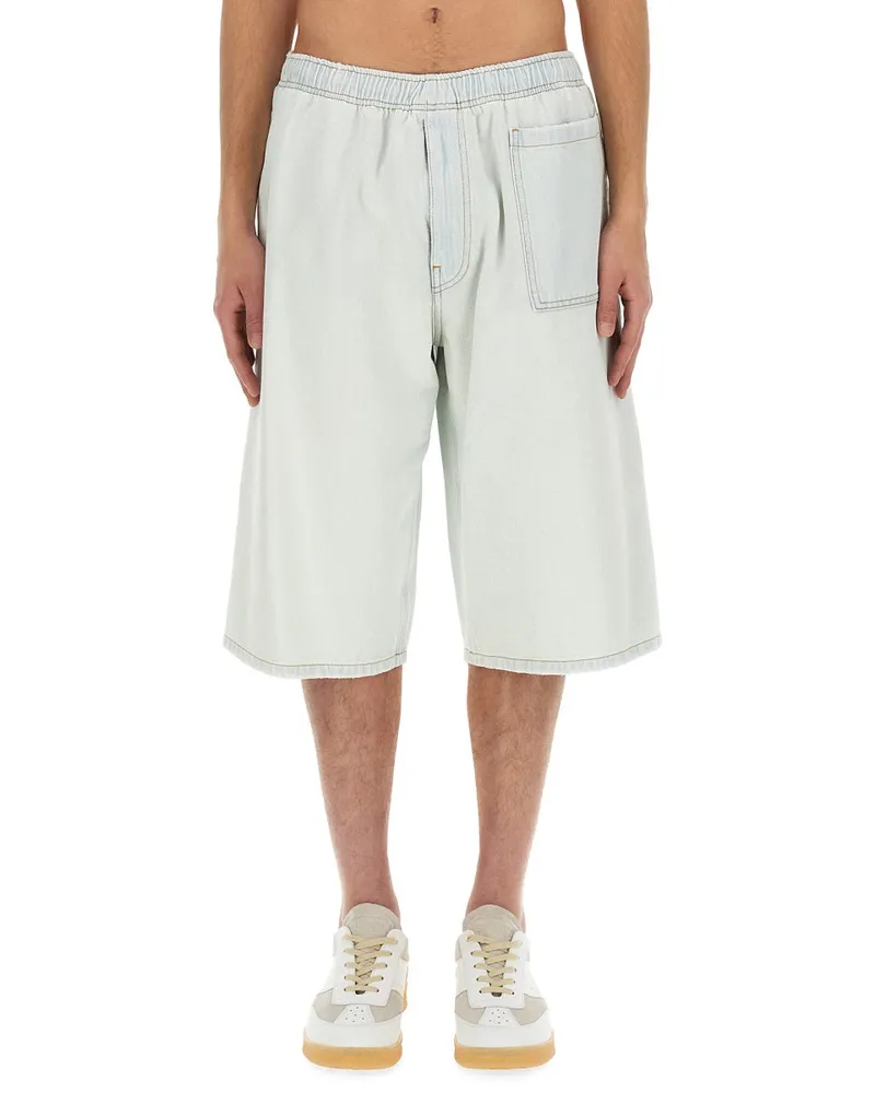 Maison Margiela Denim Bermuda Shorts Denim