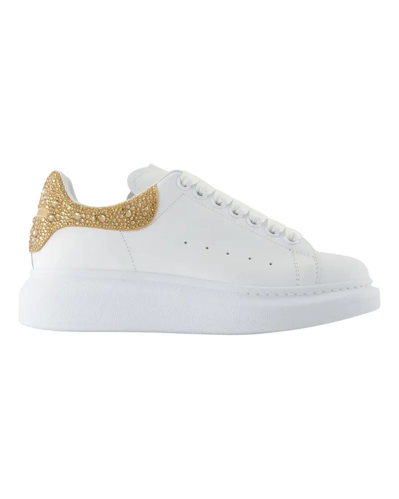 Alexander McQueen Übergroße Turnschuhe  Leder Weiß White
