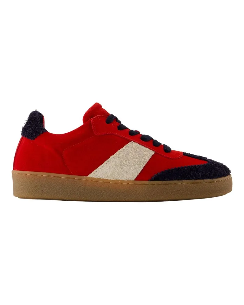 Samsøe & Samsøe Sanoa Sneakers Samsoe Samsoe Leder Rot Red