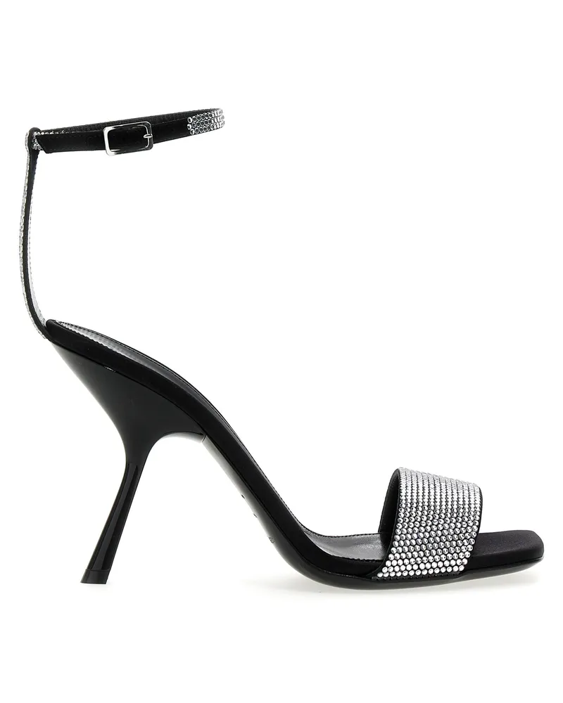 Sergio Rossi Evangelie' Sandalen von Mr. Patentie Rossi x Evangelie Smyrniotaki Black