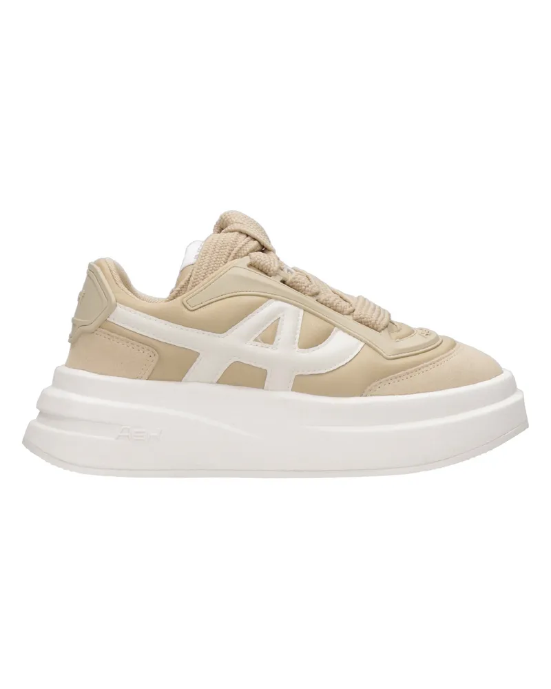 ash Asche -Turnschuhe Beige+bianco