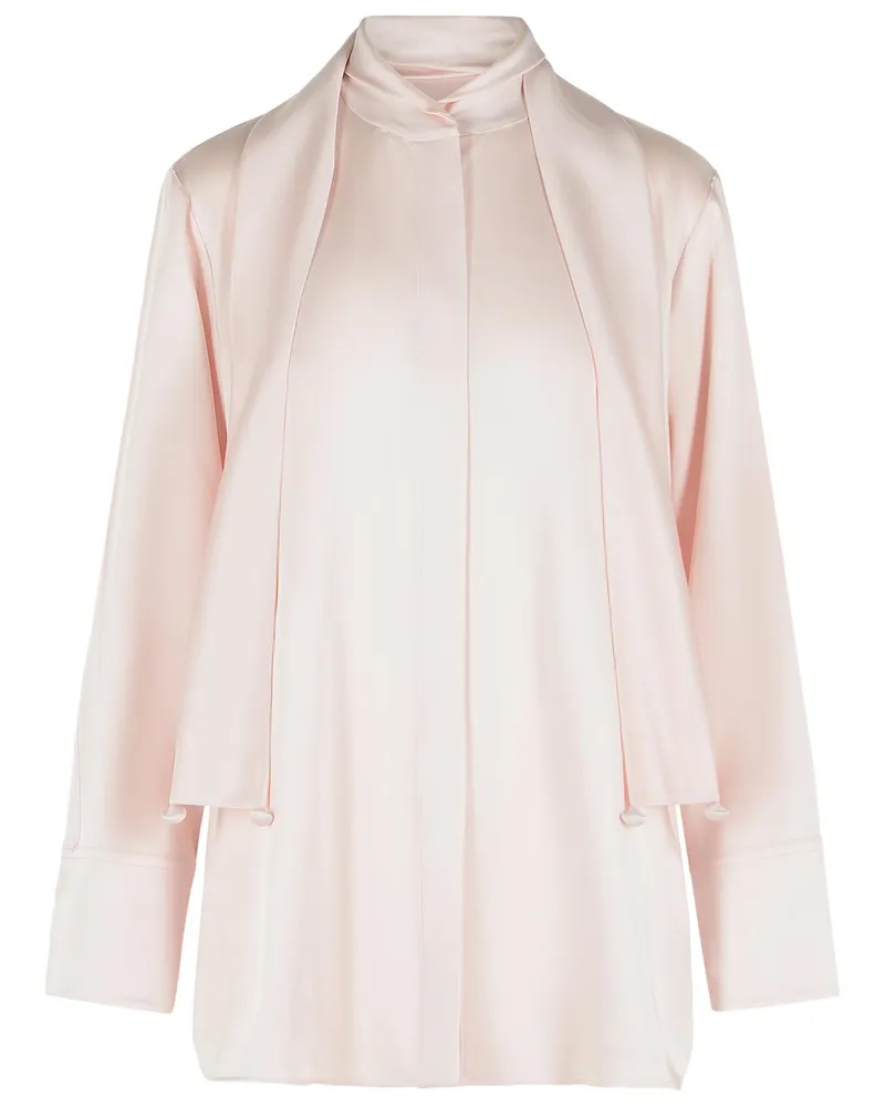 Jil Sander Hemd „Fiocco“ in Rosa aus Acetat und Viskose Pink