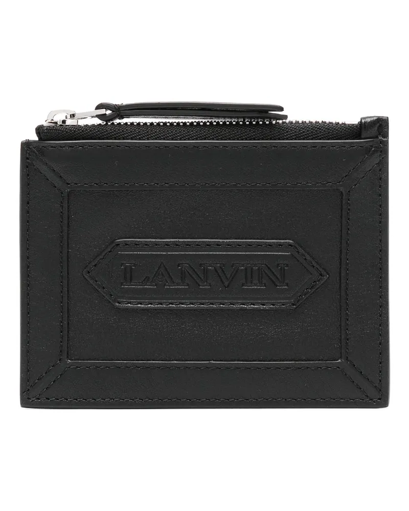 Lanvin Reißverschlusskartenhalter mit Lanvin -Etikett 