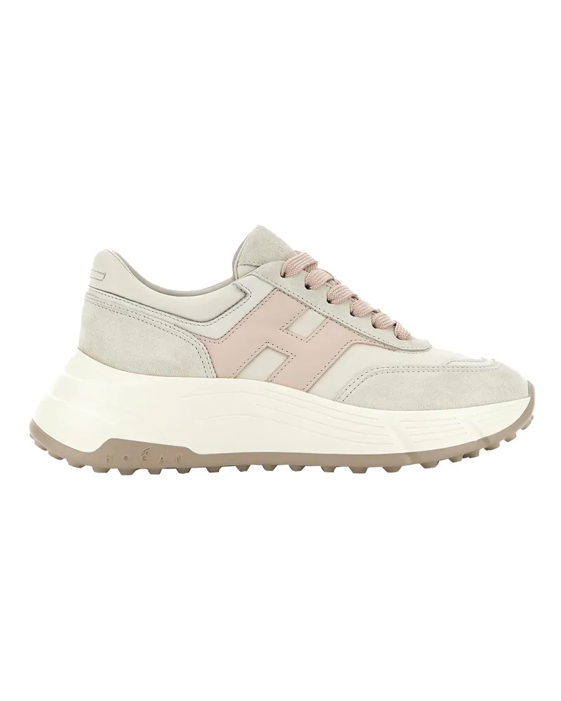 Hogan Sneakers Hi fi avorio Rosa White