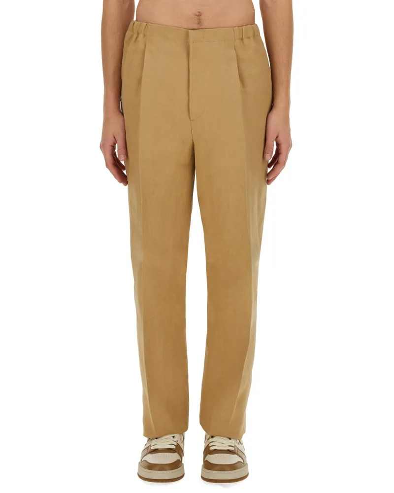 Fendi Canvas Hosen Brown