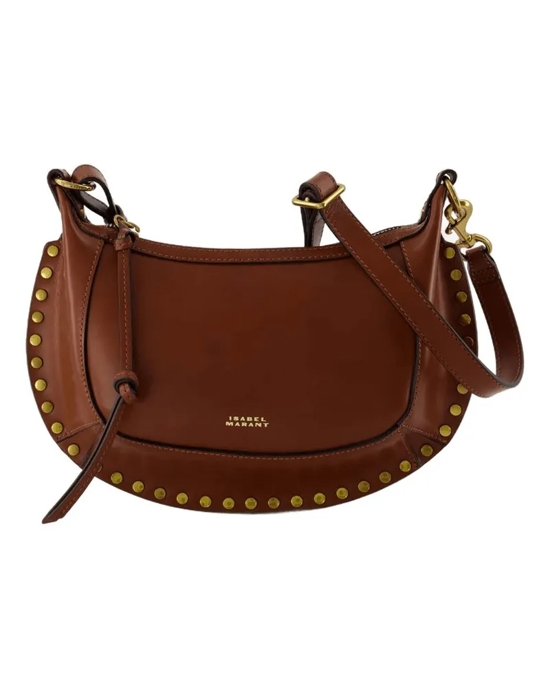 Isabel Marant Oskan Moon Ga Crossbody  Cognac Leder Braun