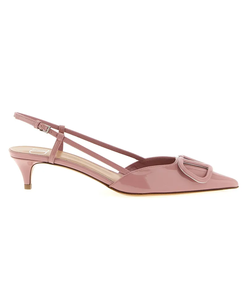Valentino Garavani Slingback Valentino Garavani Vlogo Signature Pink