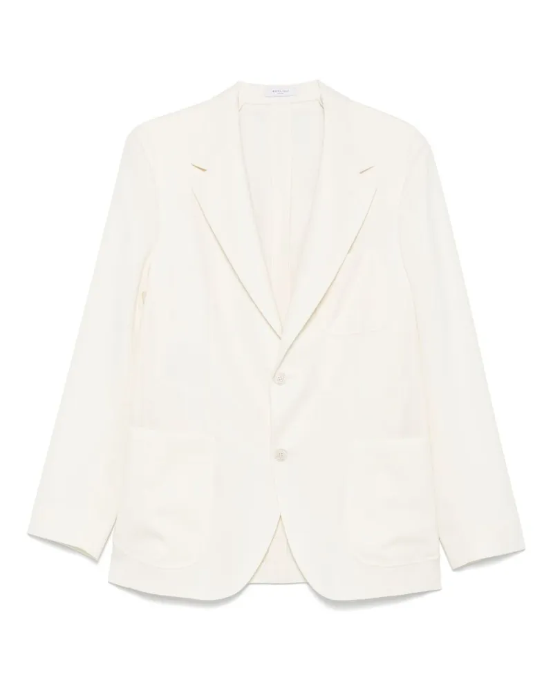 Boglioli Wolle Single Breasted Jacke White
