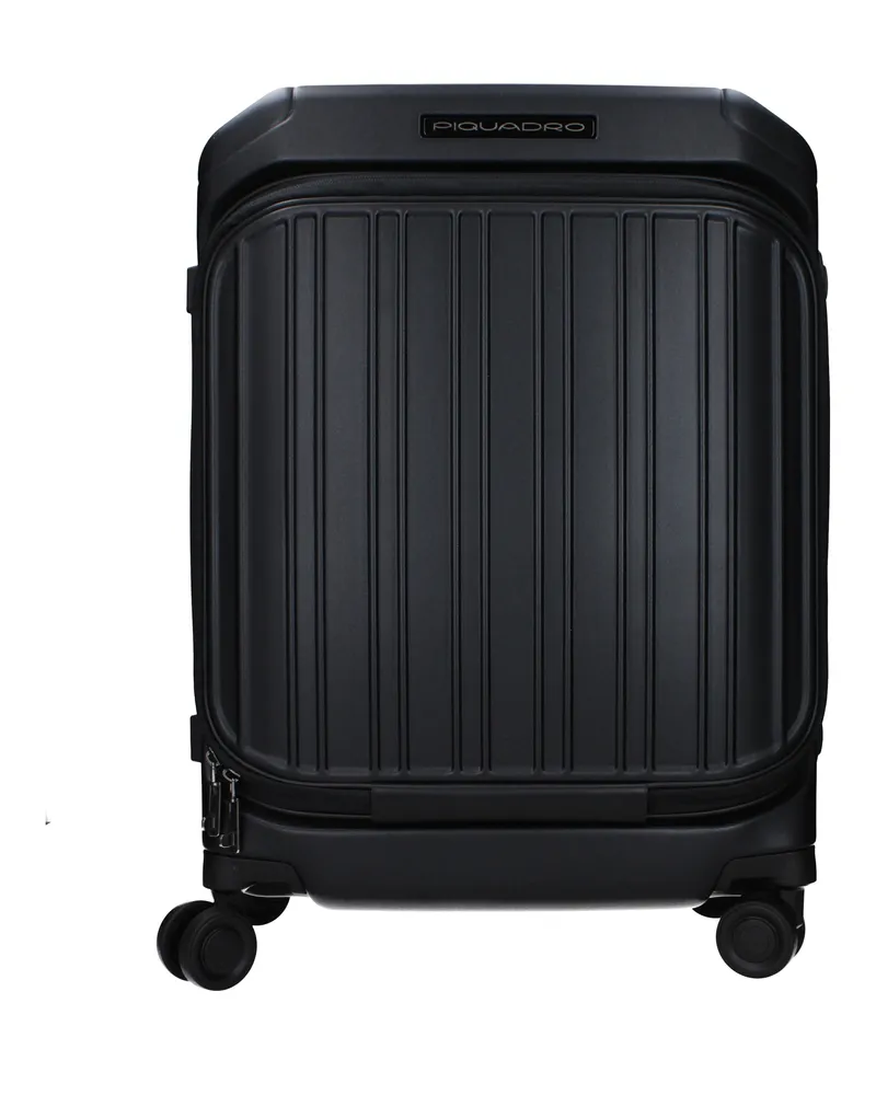 Piquadro 37l Trolley Herrens Polycarbonat Schwarz -