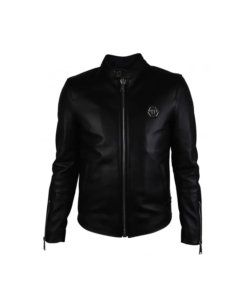 Philipp Plein Bikerjacke Black
