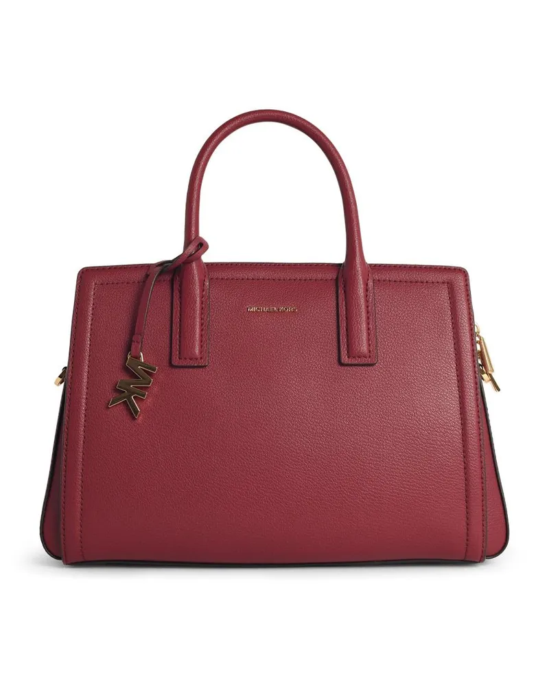 Michael Kors Medium 'Laila' Mulberry Lear Handtasche Bordeaux