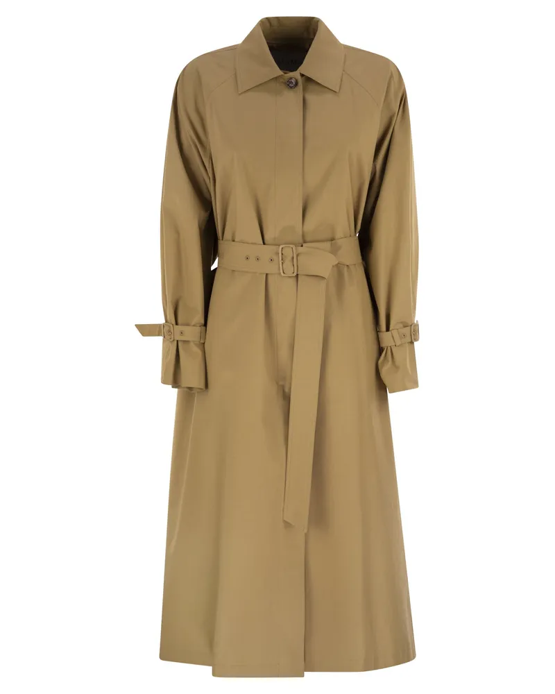 Max Mara Epoche tropfsicherer Gabardinen -Trenchcoat Caramel