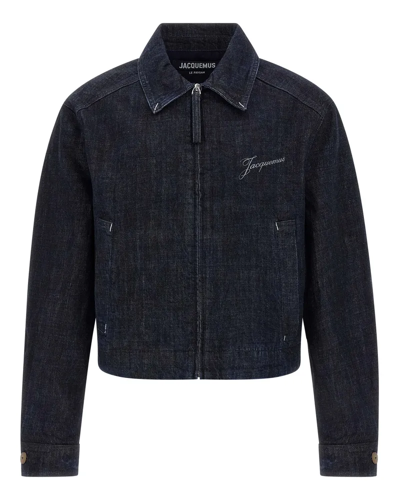 Jacquemus la veste de nîmes canevas' Jacke Blue