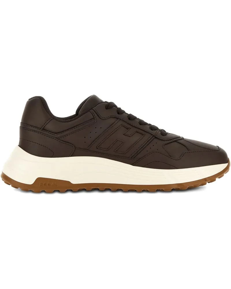 Hogan flache Schuhe braun Brown