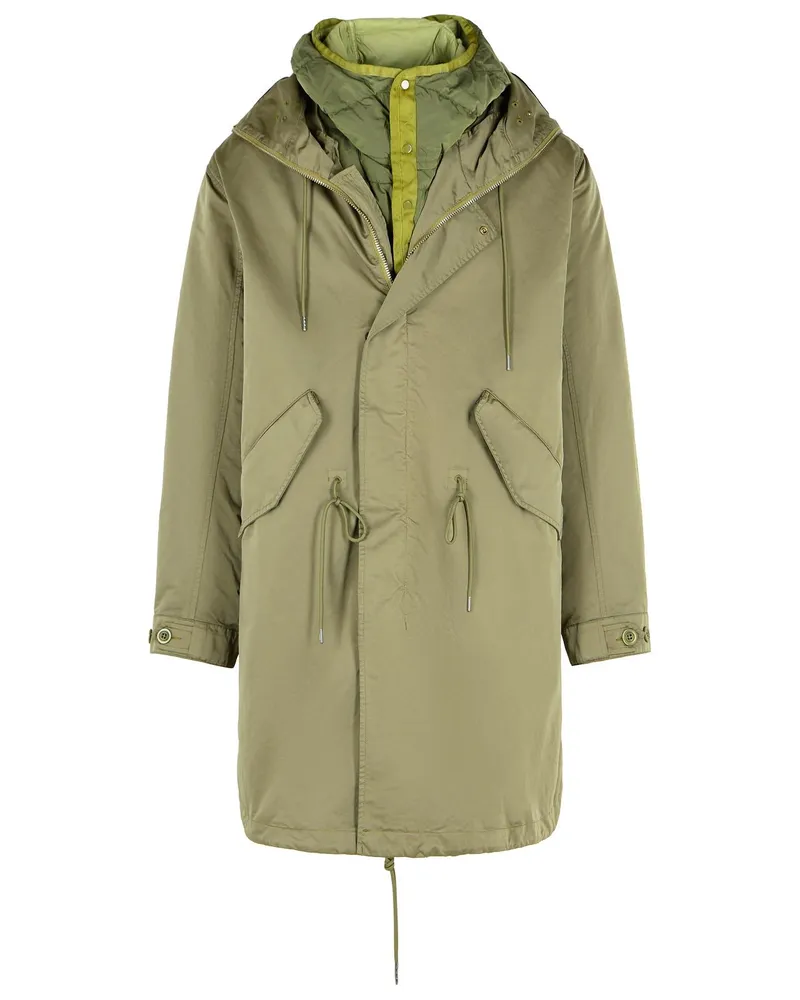 C.P. Company C.P. Firma Green Polyester Mischparka Green