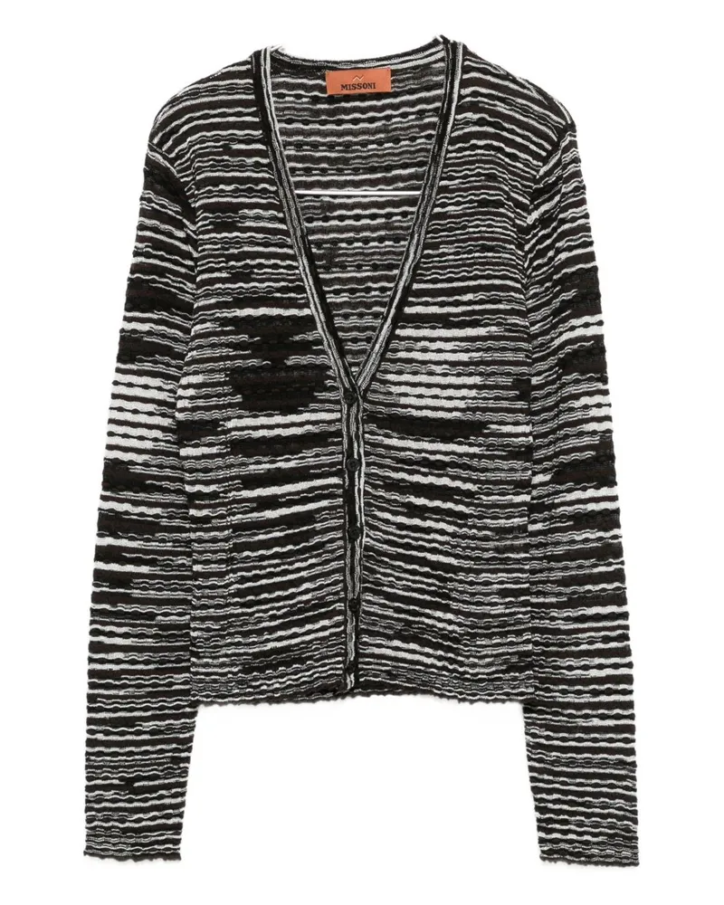 Missoni Cardigan aus Wollmischung Brown