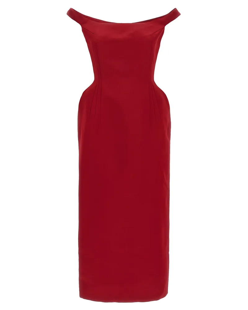 Magda Butrym 15' Kleid Bordeaux