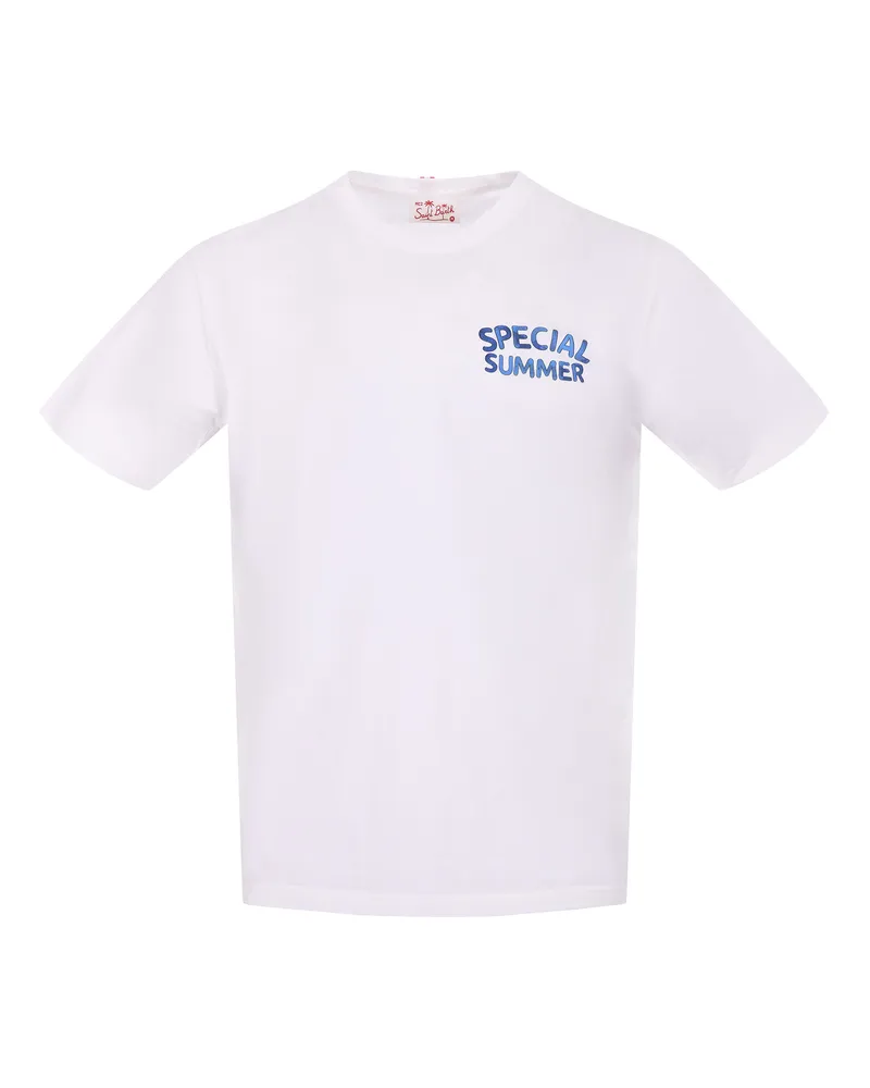 MC2 Saint Barth Cotton T -Shirt White