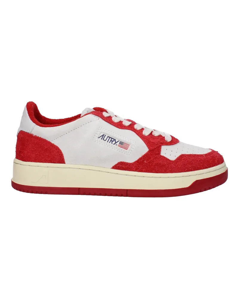AUTRY Sneakers Männer Wildleder Rot/Hellgrau -
