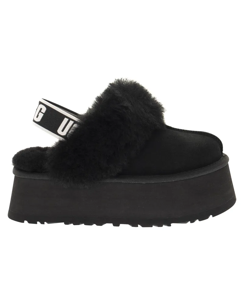 UGG Funkette -Plattform Sandalen Black