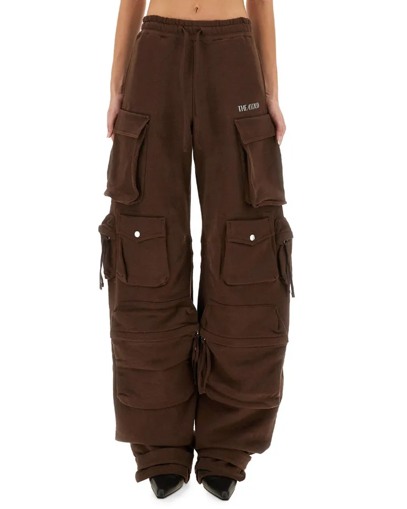 ATTICO Die Attico Long Hosen "Farn Brown