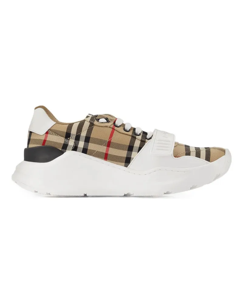 Burberry Lf tnr neuer Regis L Chk -Sneaker  Multi -Baumwolle Beige