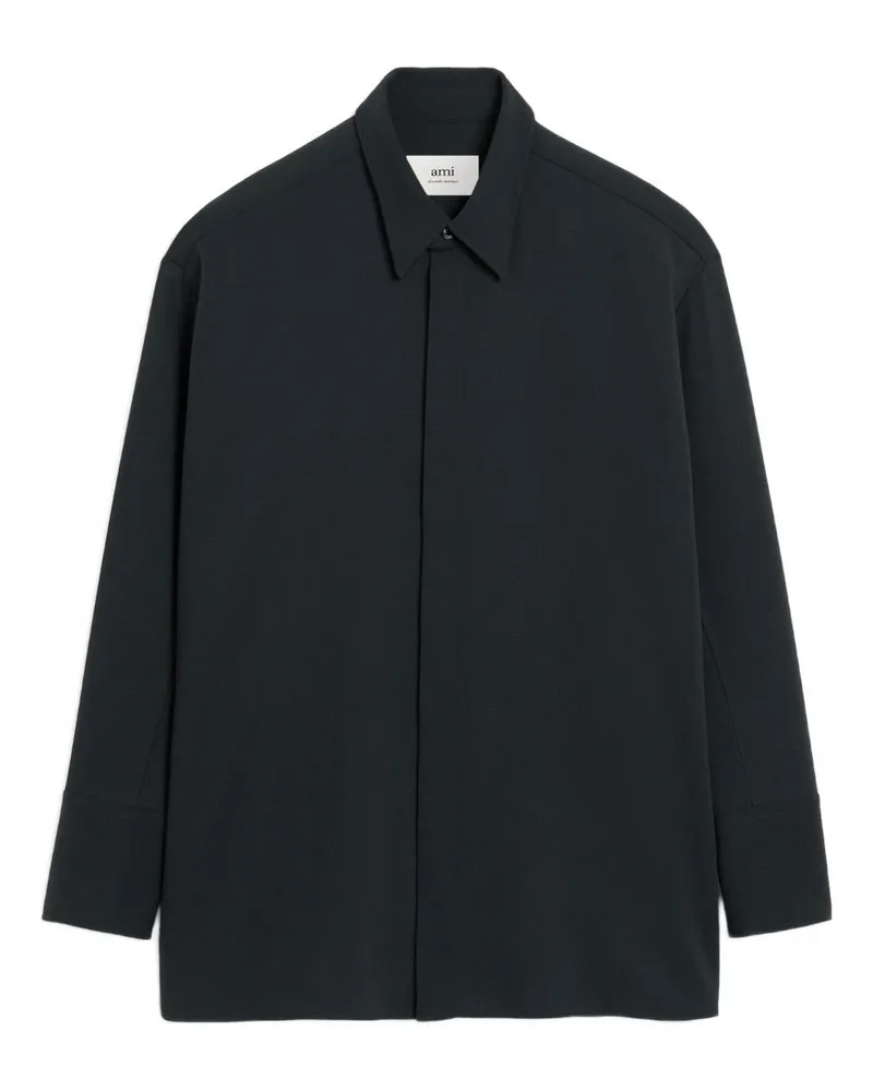 AMI Paris Wollhemd Grey
