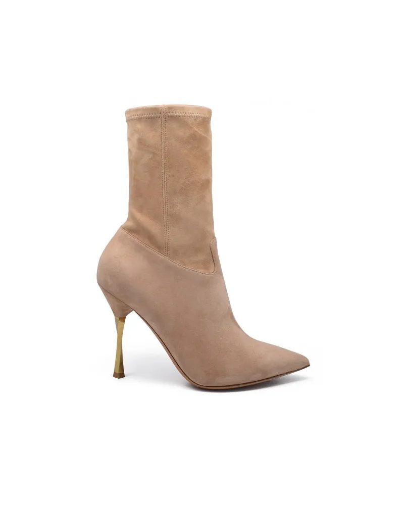 Valentino Garavani verdrehte Fersenstiefel Nude