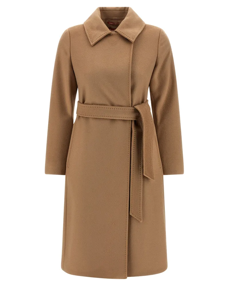 Max Mara B Collag' Mantel Beige