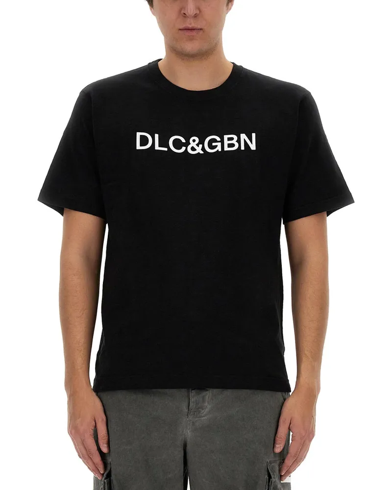 Dolce & Gabbana T -Shirt mit Logo Black
