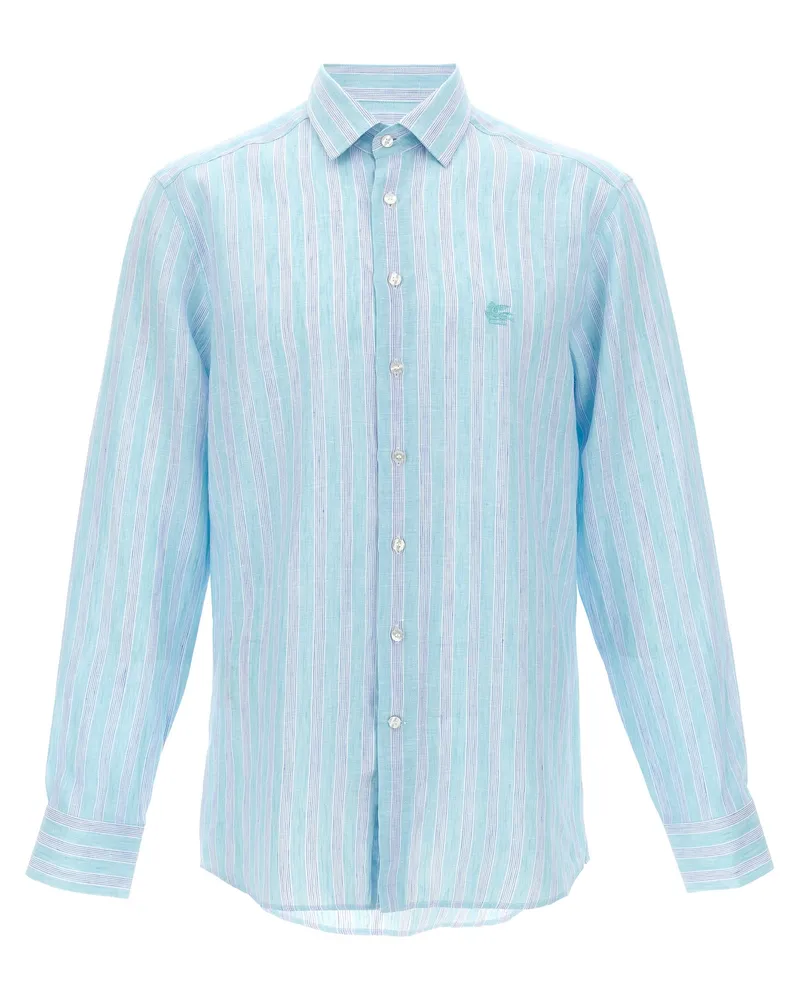 Etro Leinenhemd Multicolor