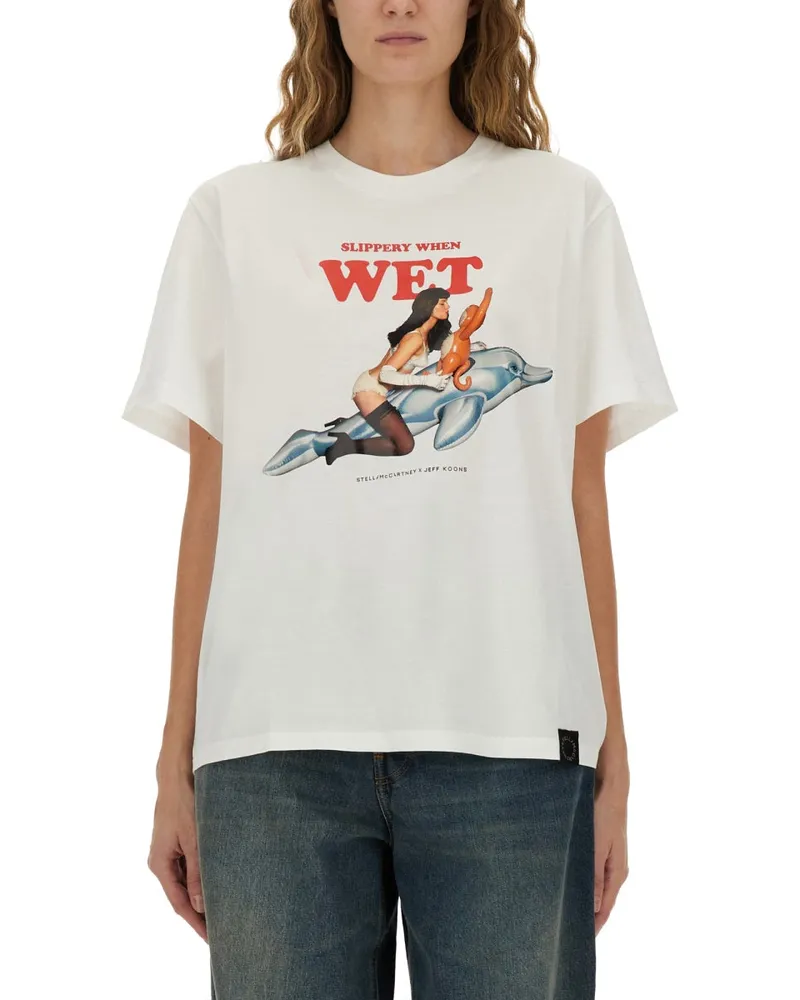 Stella McCartney Stella Mc Cartney Cotton T -Shirt White