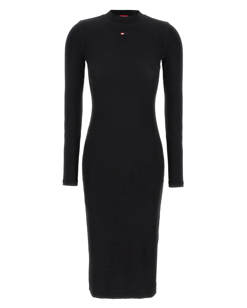Diesel D Mokky Ls Microdiv' Kleid Black