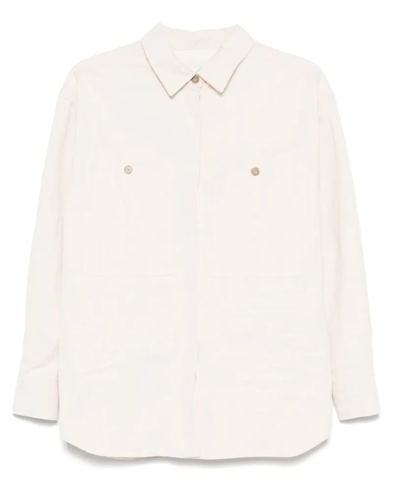 IRO Nolani Baumwoll -T -Shirt Beige