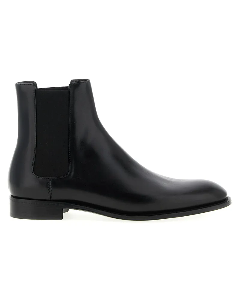 Saint Laurent Adrien' Stiefeletten Black